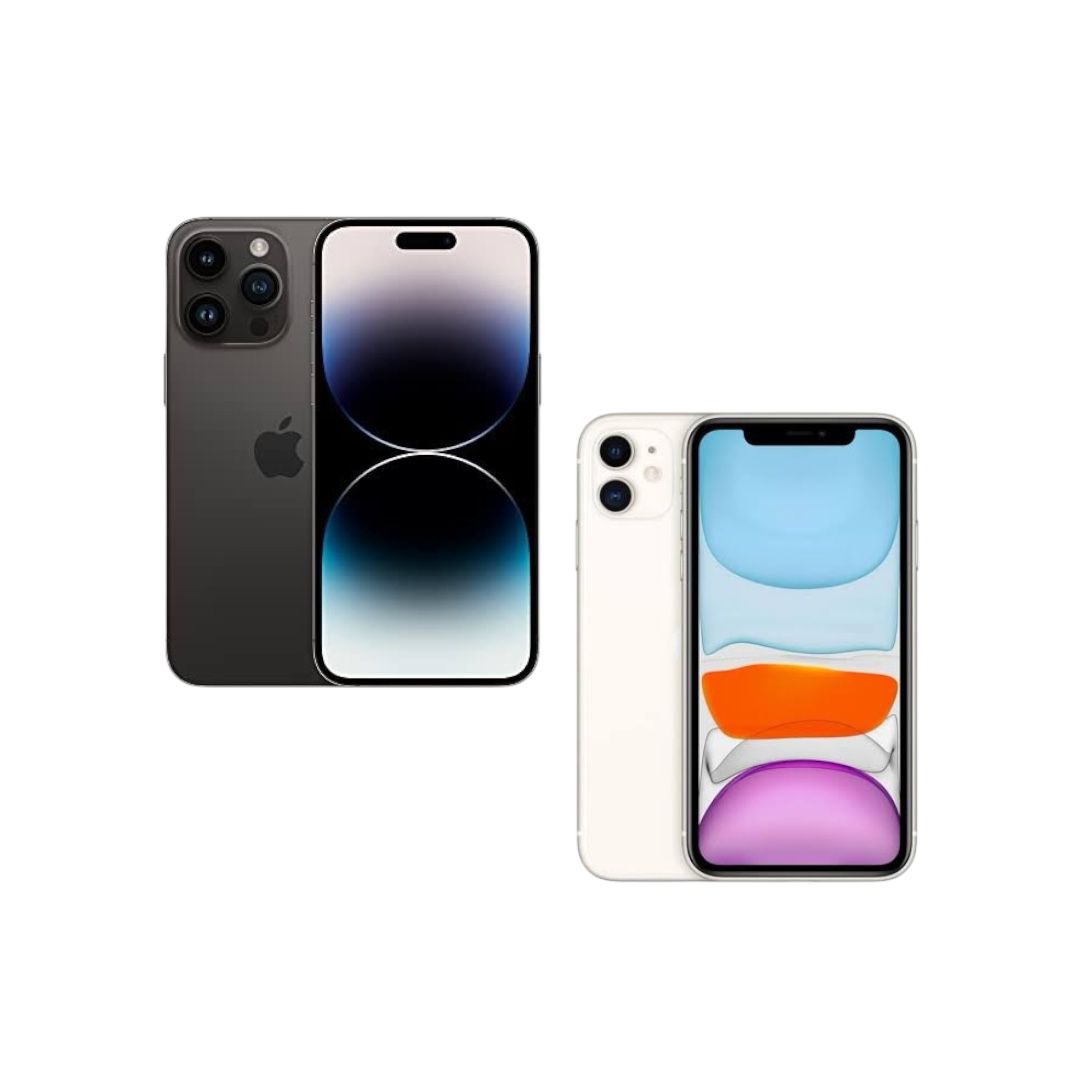 iPhone 11 + iPhone 14 Pro Max